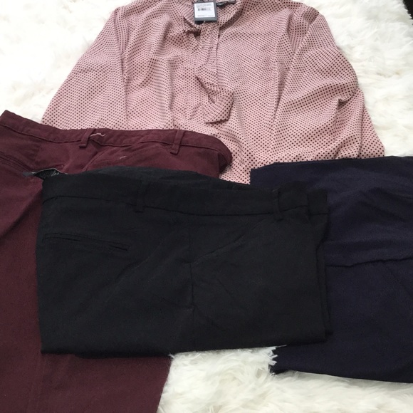 Adrianna Papell - Pink Polka Dot Blouse - Picture 8 of 8